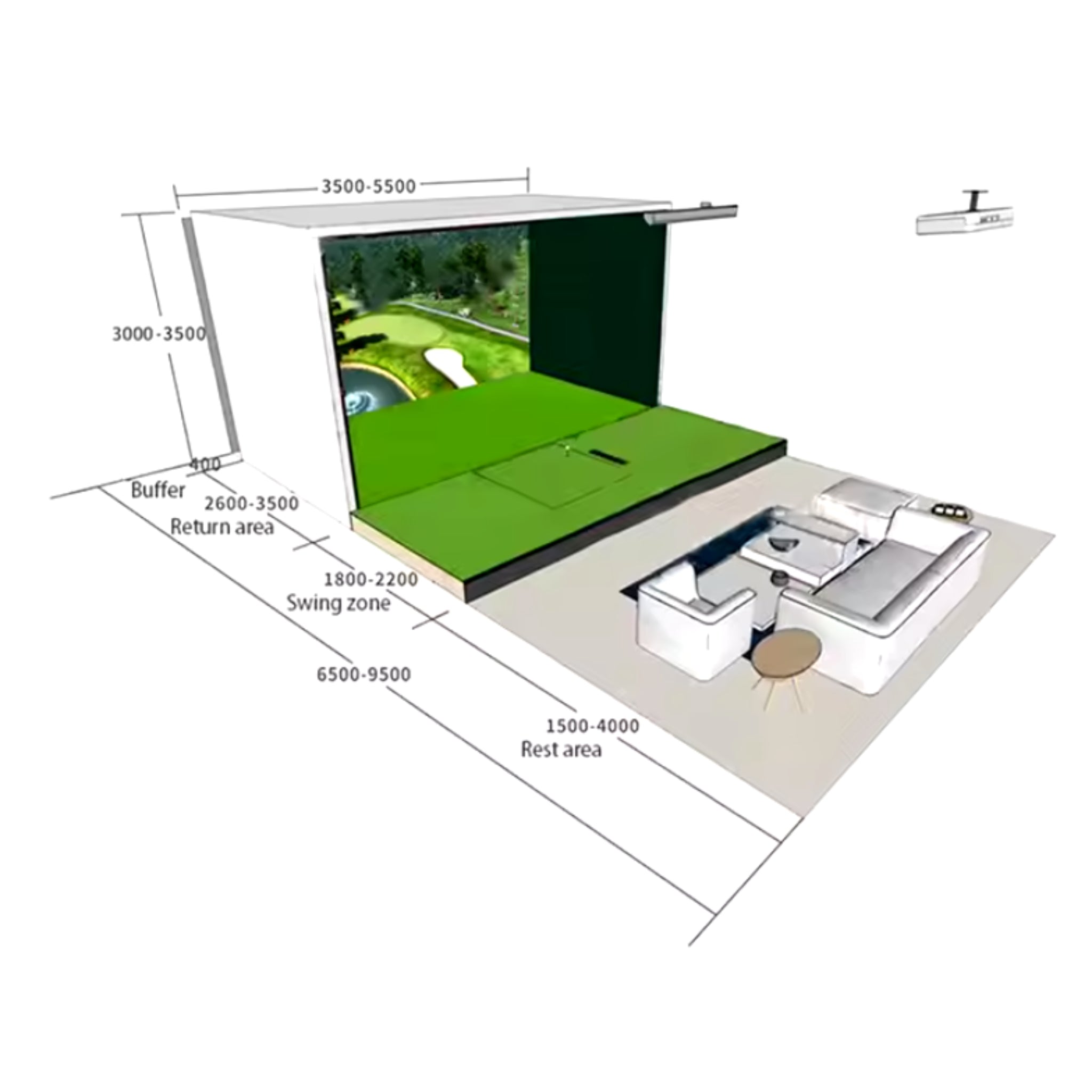 GolfZon Infinity Pro Suite