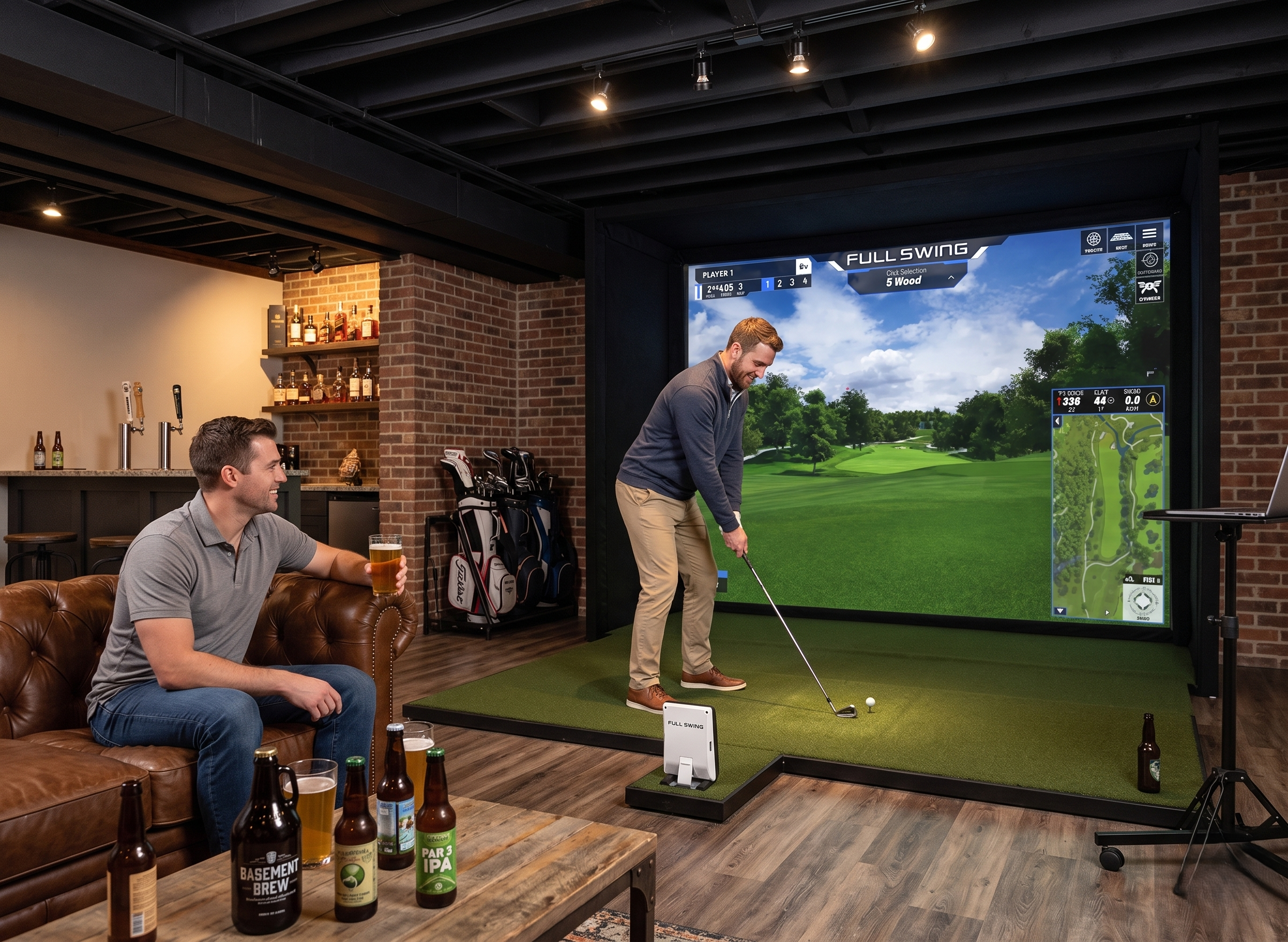 Which indoor golf simulator actually keeps you practicing?