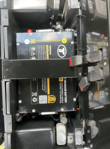 2025 Pearl White TARA Electric Golf Cart 2+2 Seating, Lithium-Ion Battery